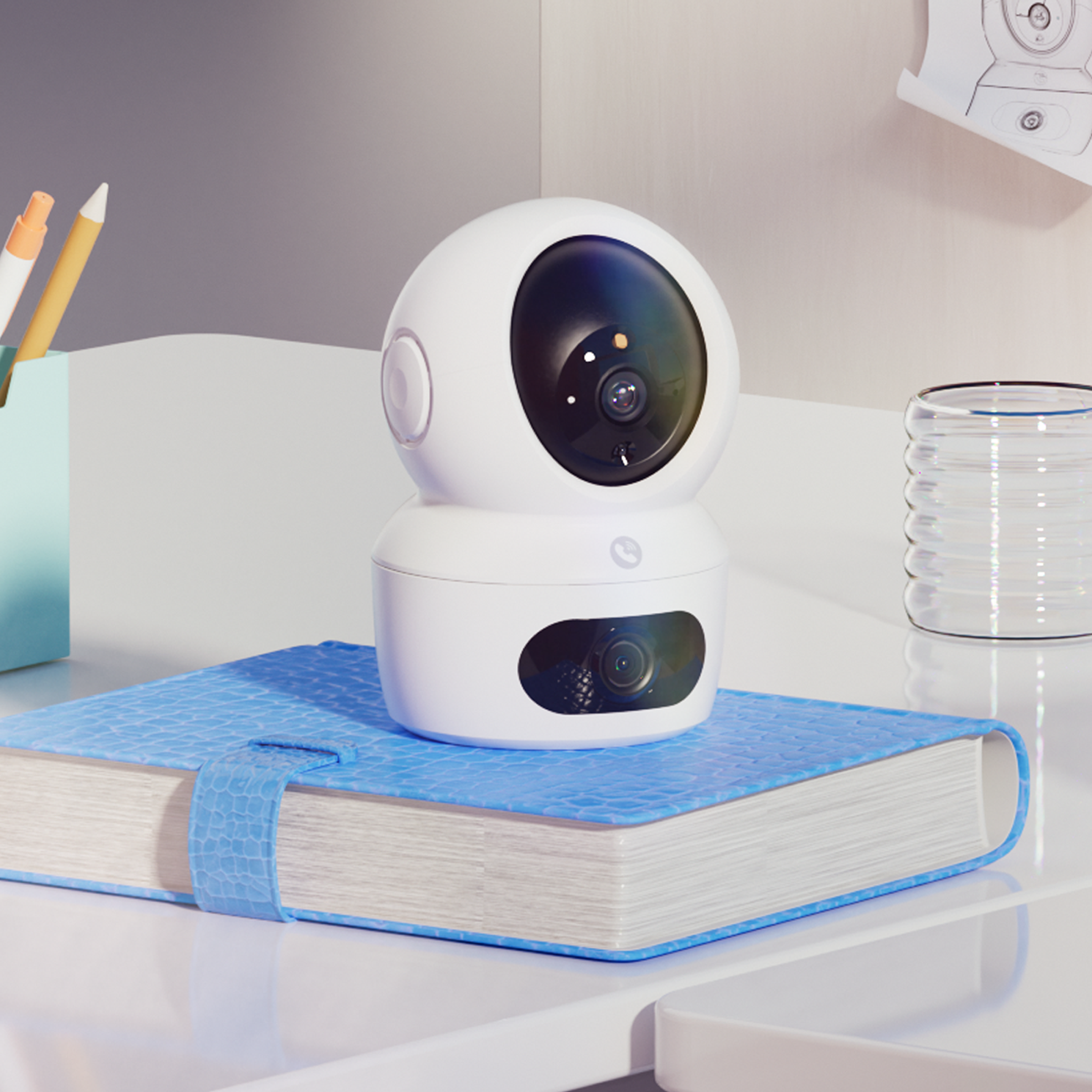 H7c Dual | 4MP | 2K+ | Dual-Lens Pan & Tilt Wi-Fi Camera | EZVIZ|