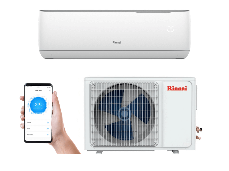 Rinnai T Series Reverse Cycle Split System | 2.5kW