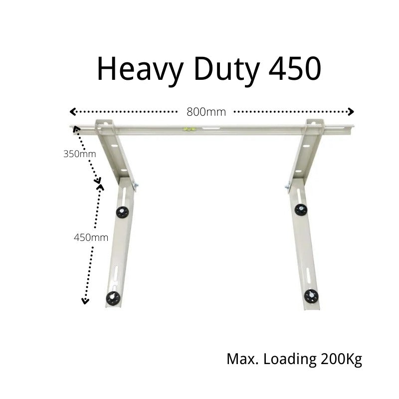 Air Conditioner Wall Bracket 450mm Heavy Duty, Max 200kg-Bulk Purchase