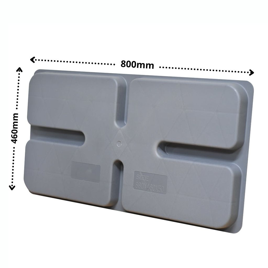 Air Conditioner Condenser Pad 880*460*50mm, Max Load 240KG