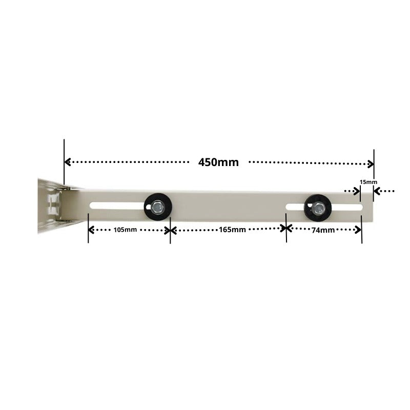 Air Conditioner Wall Bracket 450mm | HD |2.0, Max 200kg