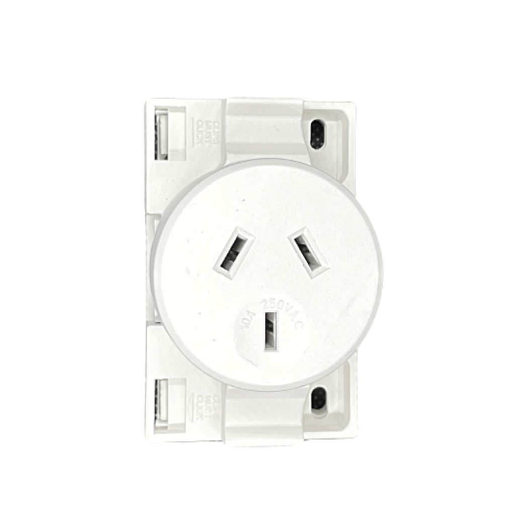 10 x Surface Socket Quick Connect Plug Base 10A - Star Sparky Direct