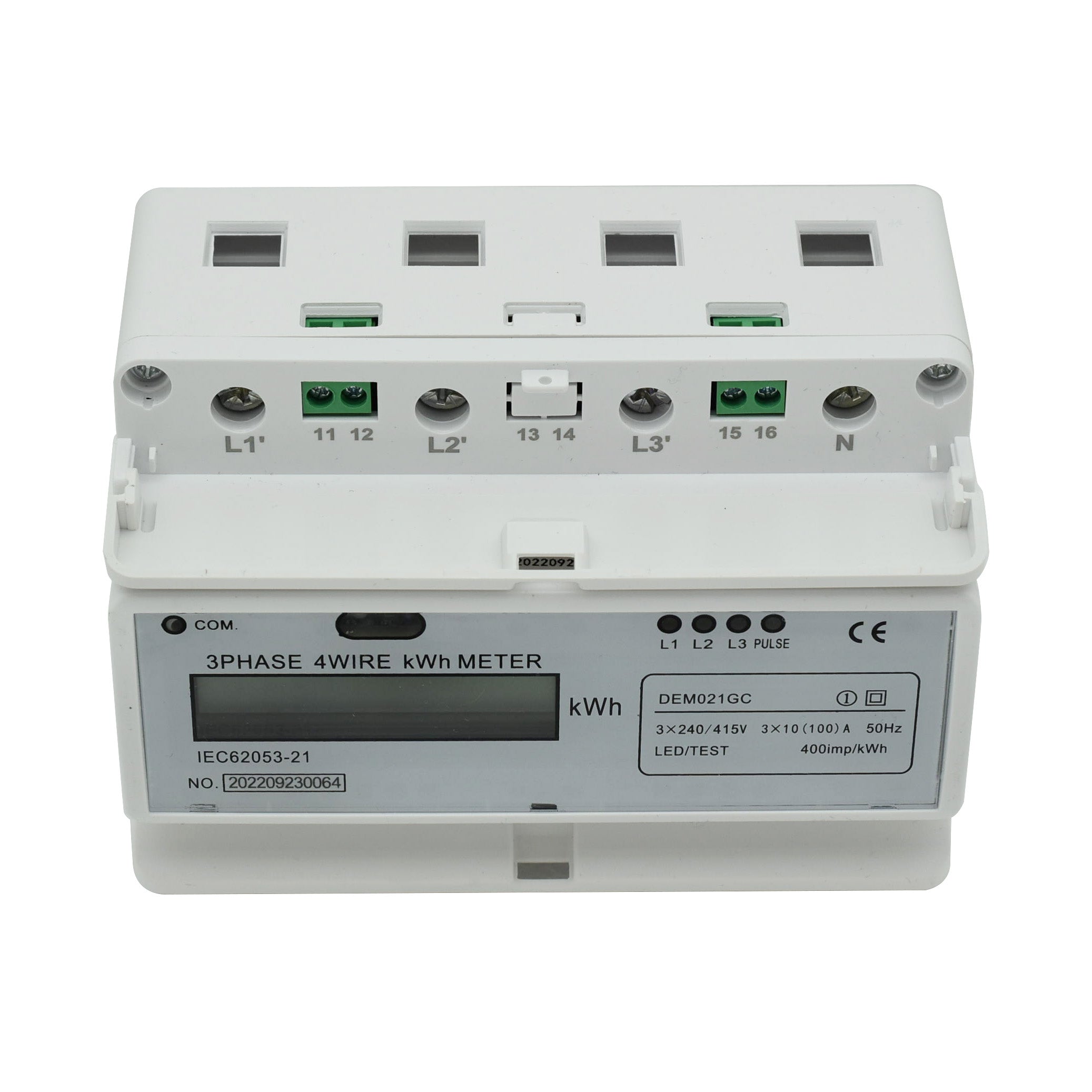 3 Phase 4 wire kwh meter