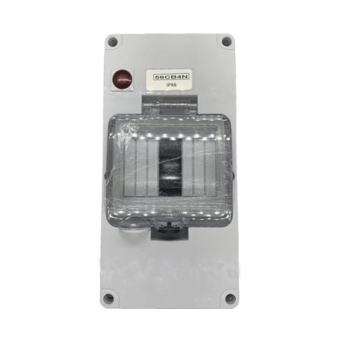 Weatherproof Enclosure 4 Pole with Neon Light