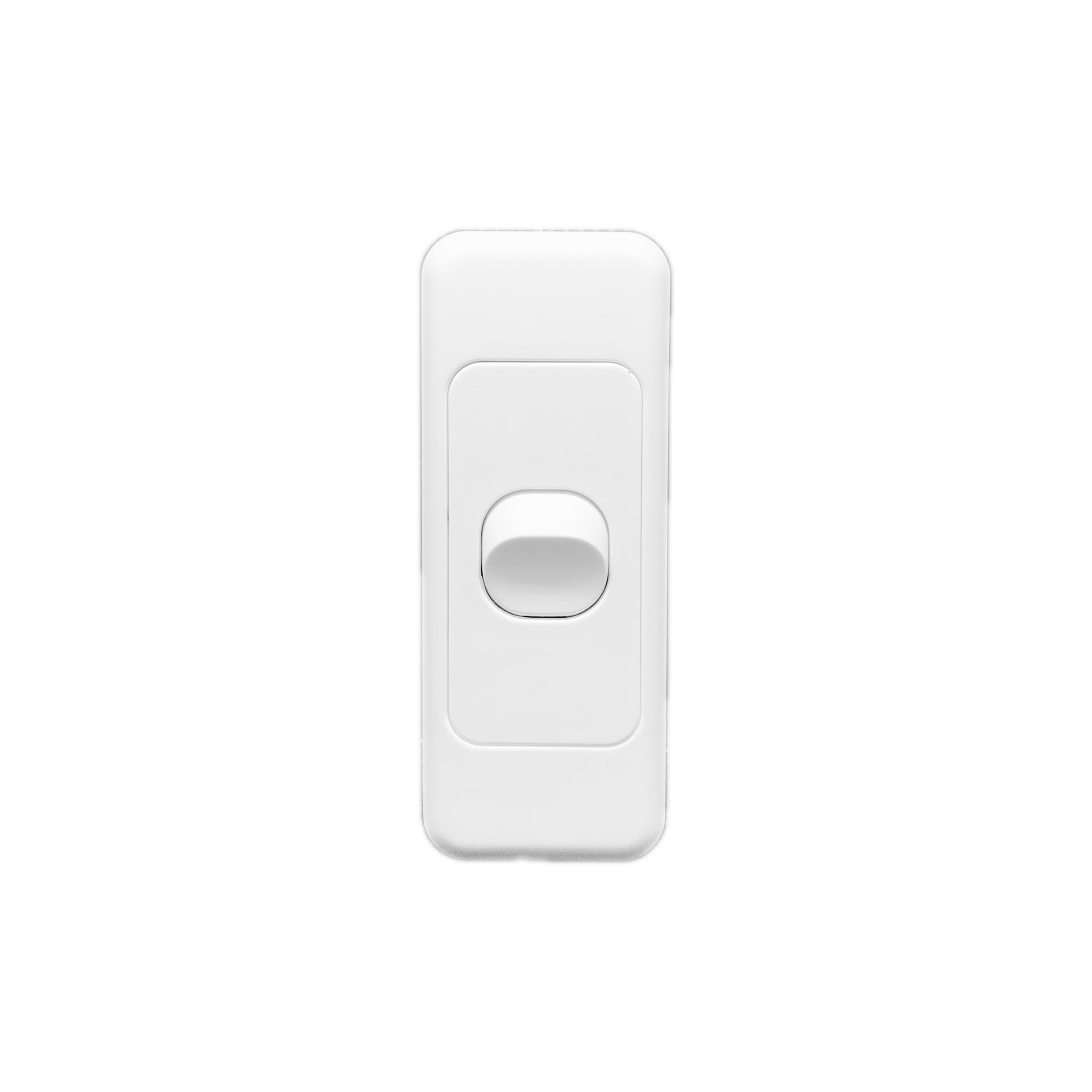 1 Gang Architrave Light Switch Narrow 10A 250V - AS302S-V - Star Sparky Direct