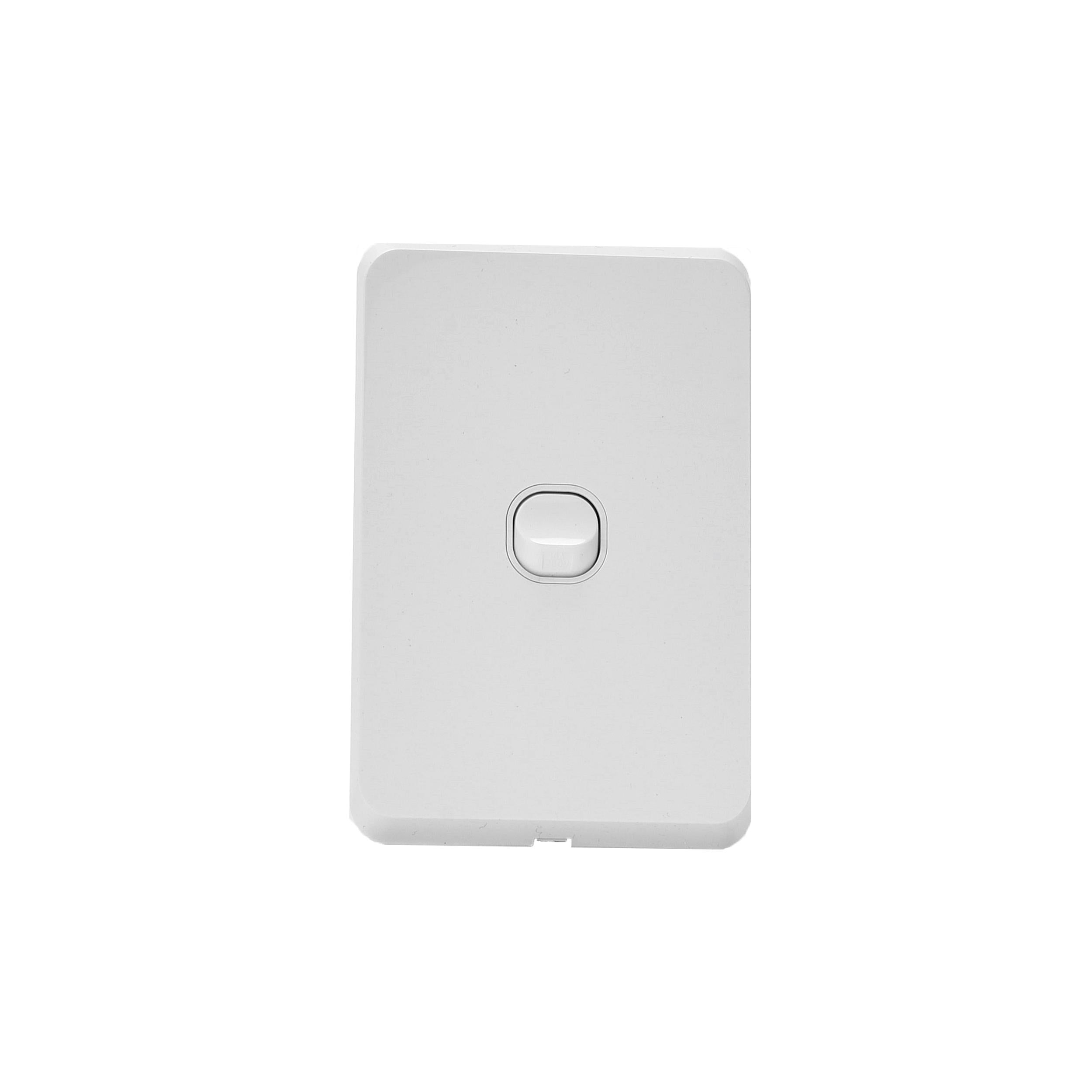1 Gang 2 way switch vertical 10A 250V White - Star Sparky Direct