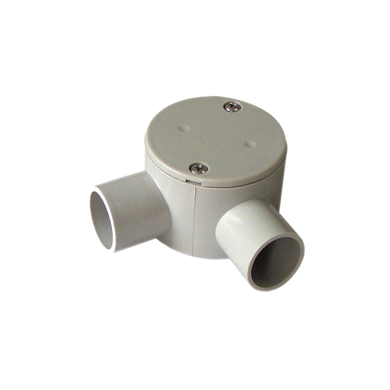 25mm Right Angle Junction Box Shallow - Star Sparky Direct