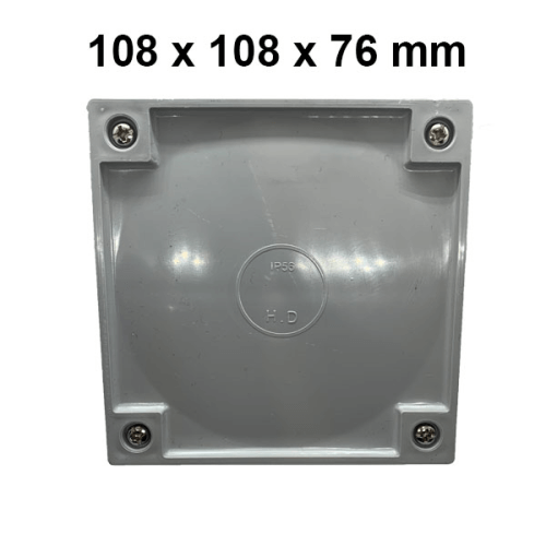 Adaptable Weatherproof Electrical Junction Box - 108x108x76mm - Star Sparky Direct