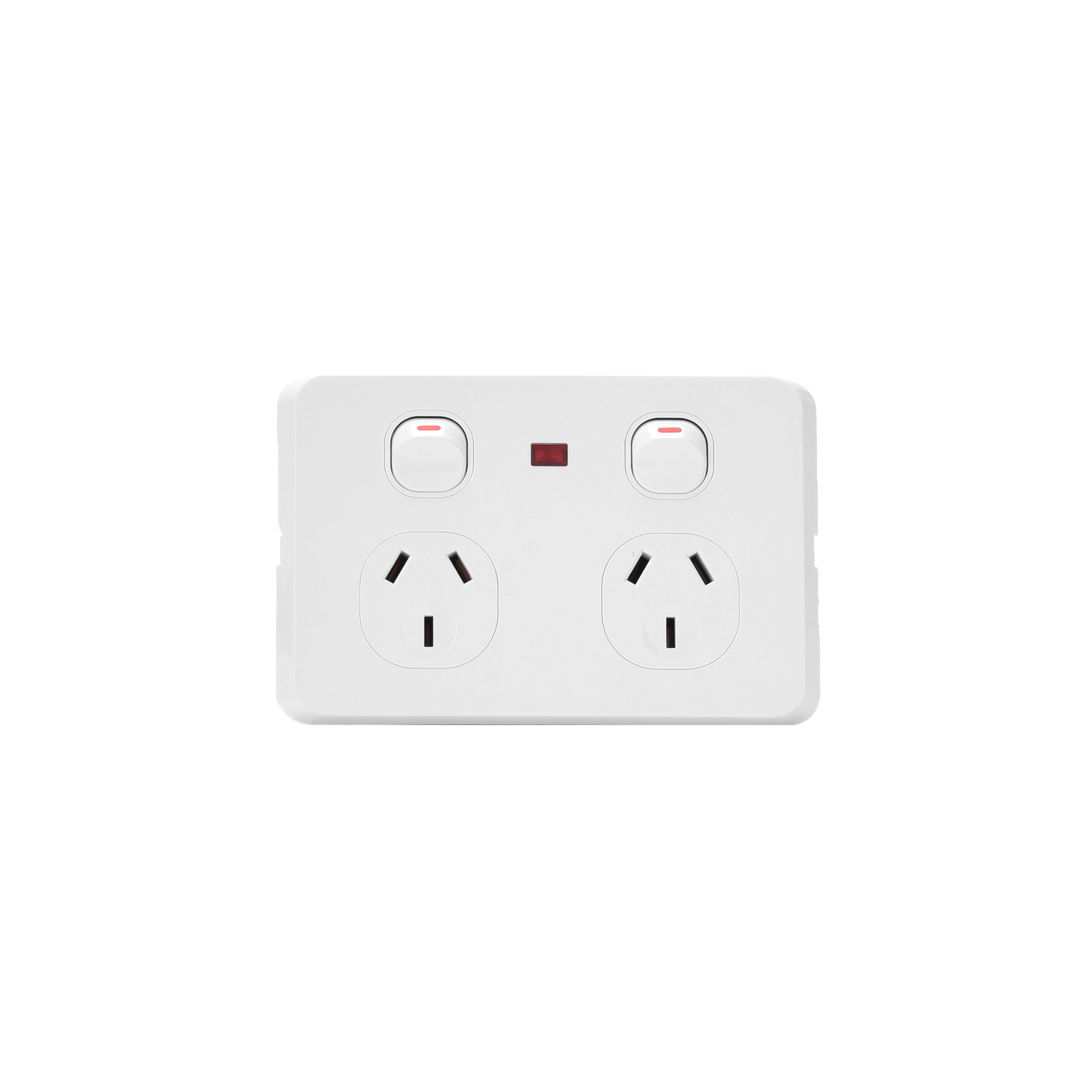 Double Power Point with Neon 10A - RS315N - Star Sparky Direct